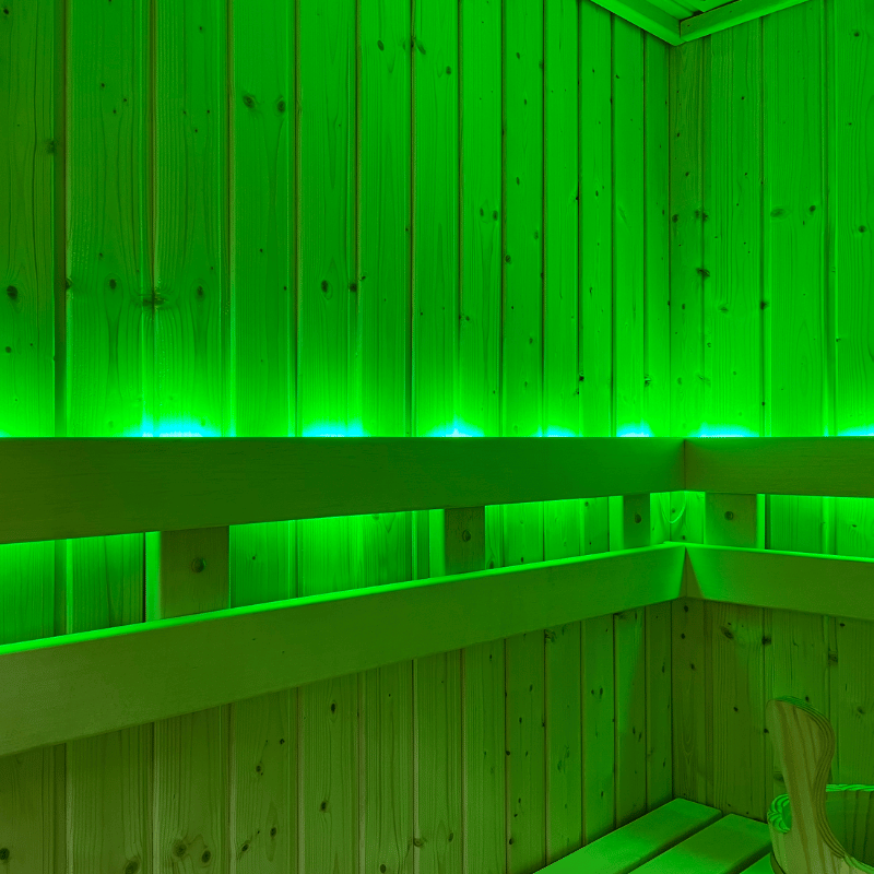Green Lighting NorthStar 57 Indoor 5'x7' Panel Built Pre Fab Sauna