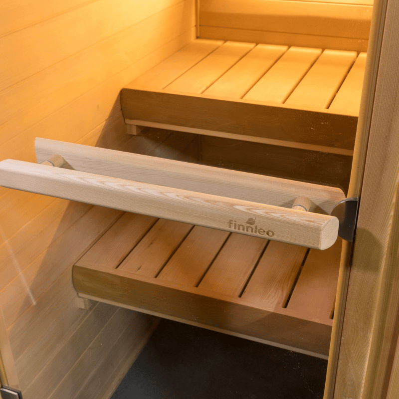 Hallmark 44 - 4'x4' Panel Built Pre Fab Sauna Door Handle View