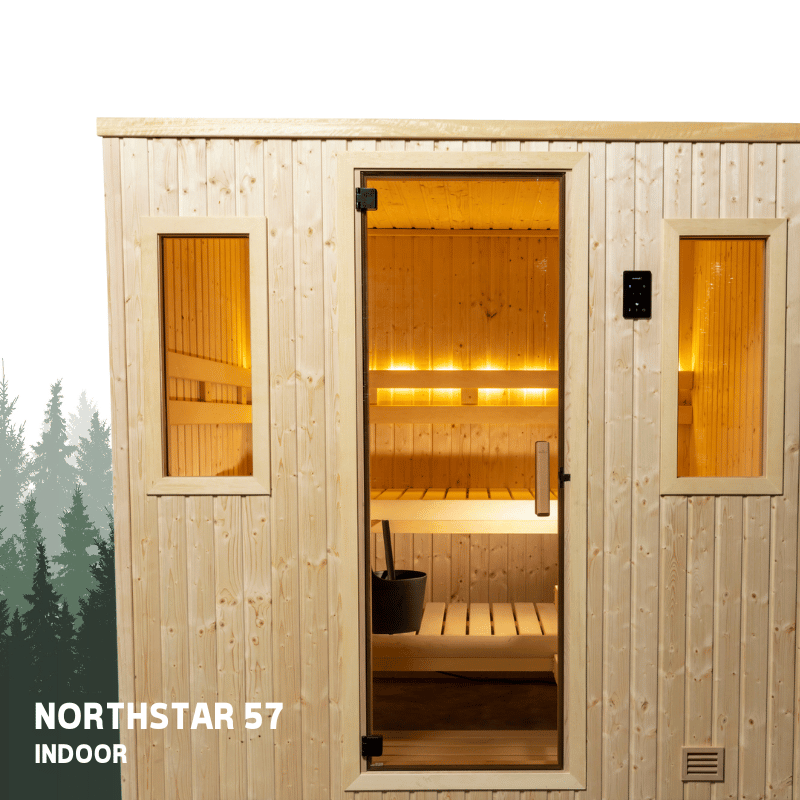 NorthStar 57 Indoor 5'x7' Panel Built Pre Fab Sauna