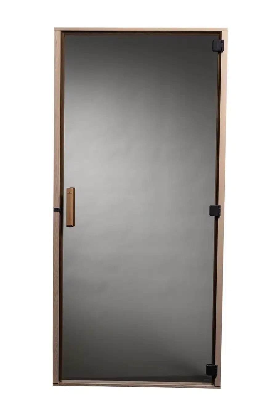ADA compliant all glass bronze sauna door