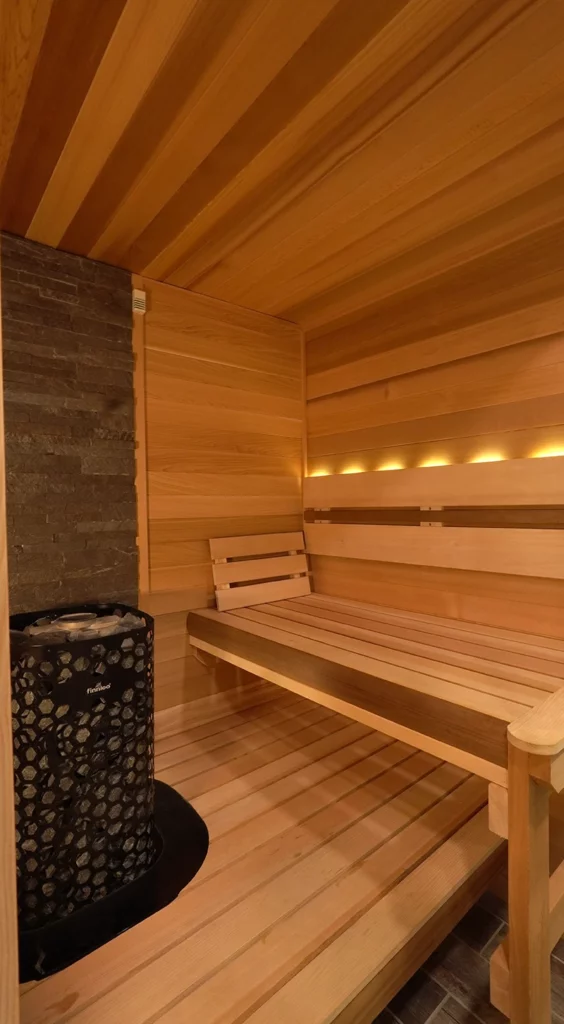 sauna supply showroom cedar sauna benching