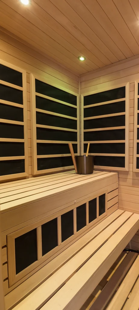 finnleo custom infra (hybrid) sauna