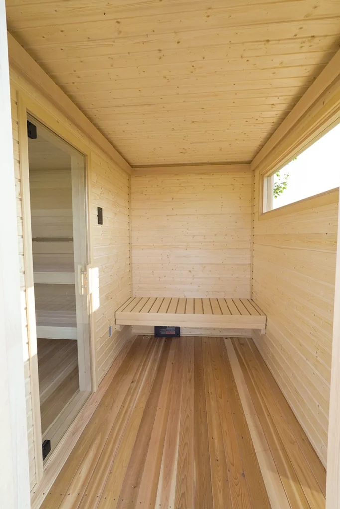 nordic spruce changing room