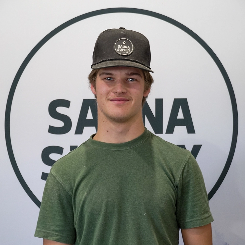 Carson Tormanen - install team at Sauna Supply Company