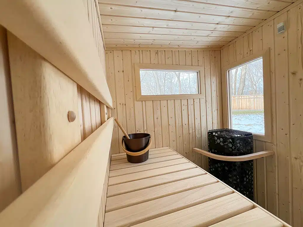 finnleo euro sauna interior