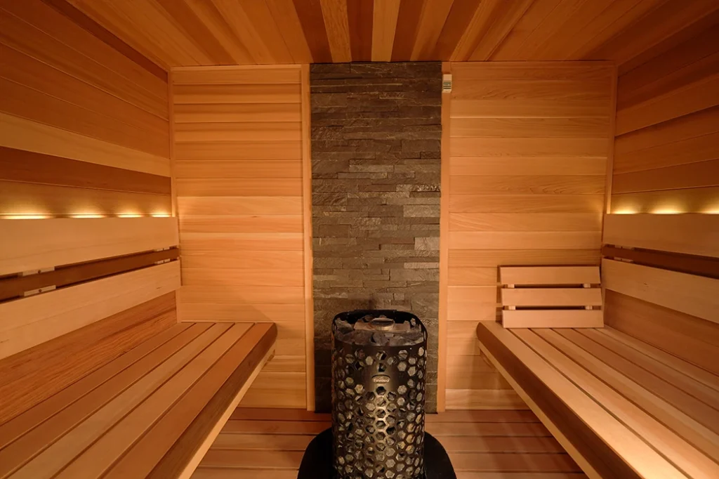 custom cedar sauna