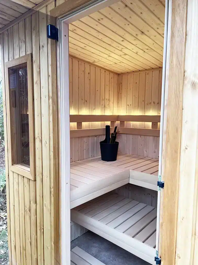 finnleo northstar sauna interior