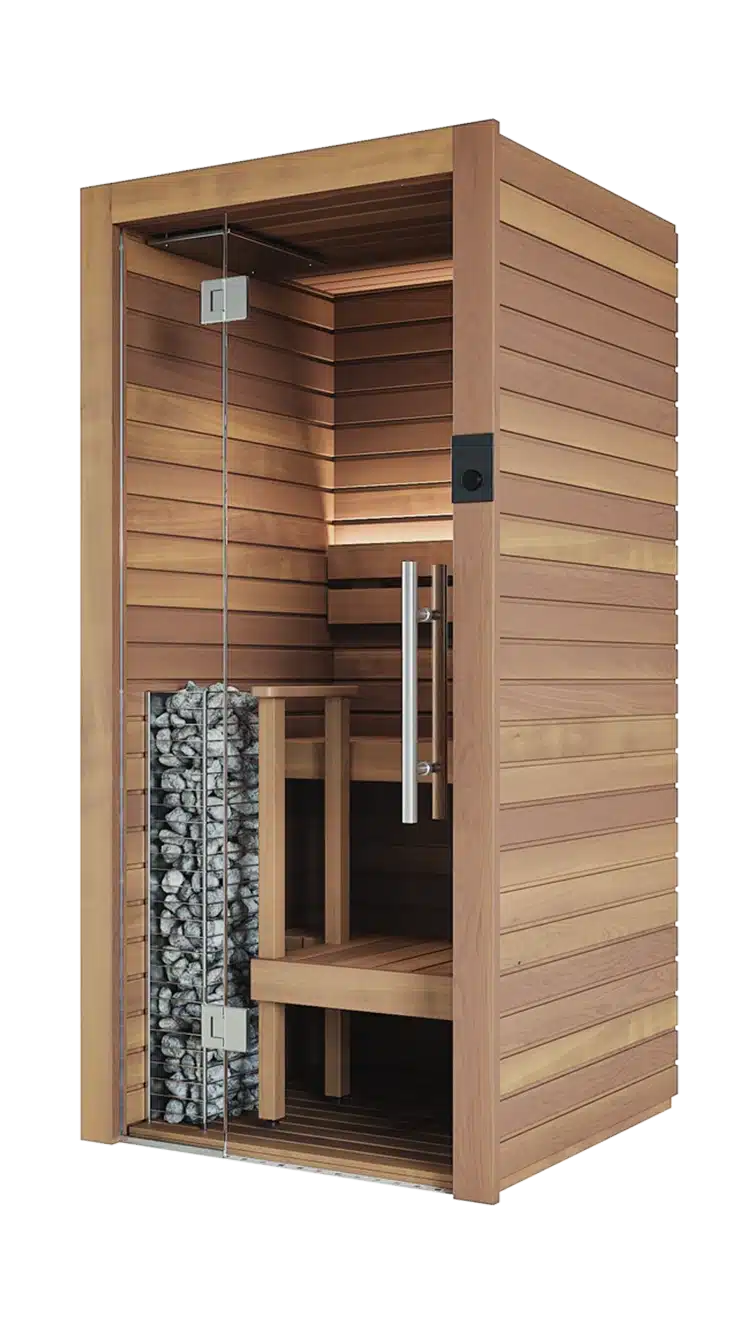 auroom cala mini thermo-aspen wood sauna