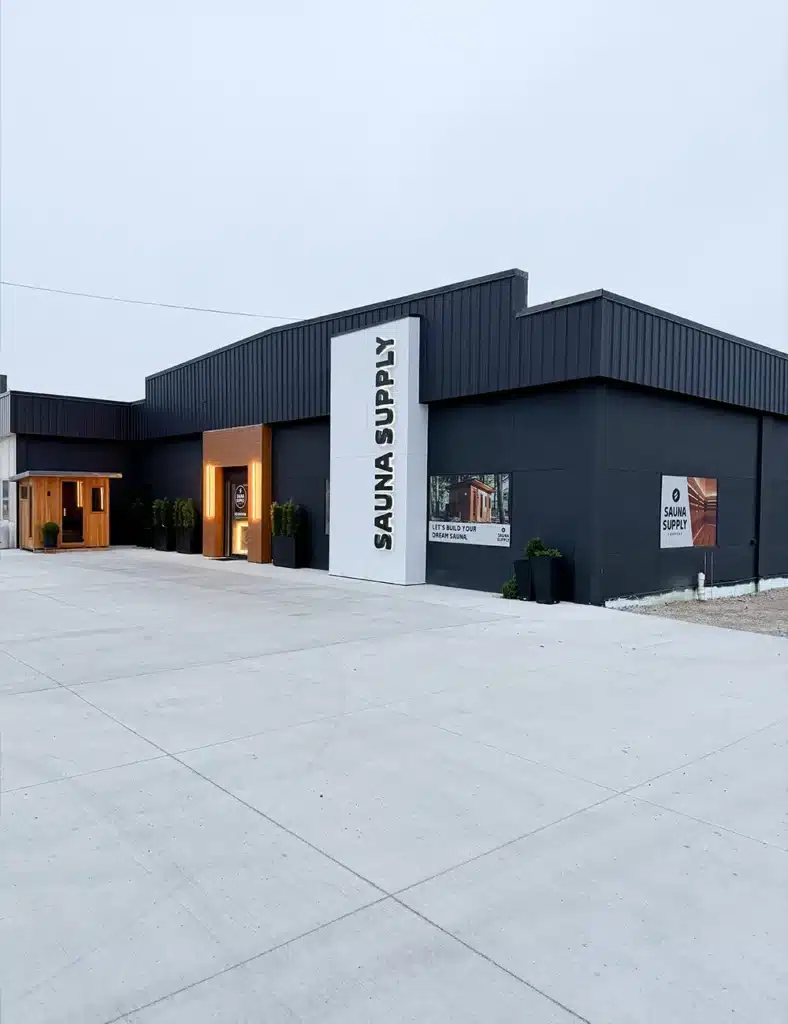 sauna supply co showroom exterior