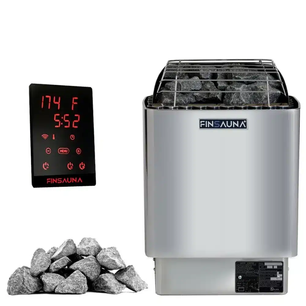 finsauna proheat sauna heater, control and rocks