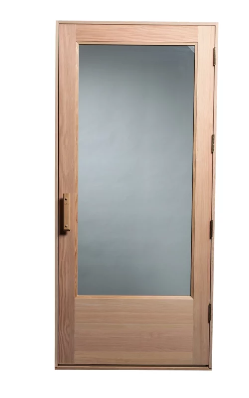 ada douglas fir wood sauna door