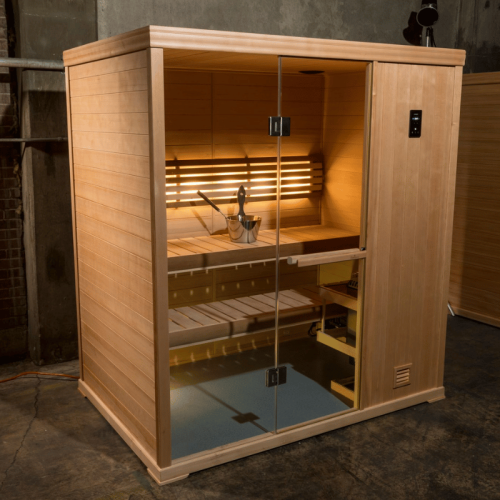 finnleo hallmark 4x6 traditional sauna